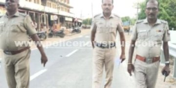 விருதுநகரில் காவல்துறையினர் நடை ரோந்து