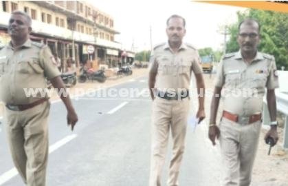 விருதுநகரில் காவல்துறையினர் நடை ரோந்து