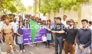 மதுரையில் மக்கள் தொகை கணக்கெடுப்பு விழிப்புணர்வு பேரணி
