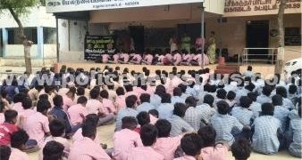 அரசு பள்ளியில் போதை தடுப்பு விழிப்புணர்வு முகாம்