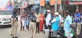 திருப்பத்தூரில் சிங்கப்பெண் அதிரடிப்படை விழிப்புணர்வு
