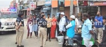 திருப்பத்தூரில் சிங்கப்பெண் அதிரடிப்படை விழிப்புணர்வு