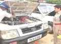 காவல்துறை வாகனங்களின் பராமரிப்பு குறித்து எஸ்.பி ஆய்வு