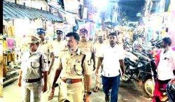 வாணியம்பாடி உட்கோட்டத்தில் தீவிர நடை ரோந்து