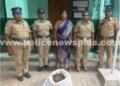 கஞ்சா வைத்திருந்த பெண் கைது