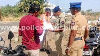 காவல் சோதனை சாவடிகளில் எஸ்.பி. திடீர் ஆய்வு