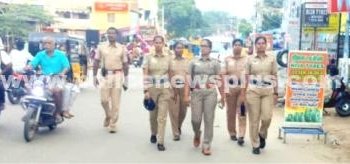 தேனி மாவட்டத்தில் காவல்துறையினர் தீவிர நடை ரோந்து