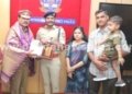 பணி ஓய்வு பெறும் போலீசாருக்கு எஸ்.பி. வாழ்த்து