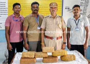 நாகர்கோவில் எக்ஸ்பிரஸ் இரயிலில் 9 கிலோ கஞ்சா பறிமுதல்