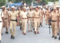கந்திலி பகுதியில் எஸ்.பி நடை ரோந்து