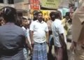 பெருங்குடியில் மின்தடையை கண்டித்து பொதுமக்கள் போராட்டம்