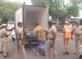 தென்காசி மாவட்ட காவல்துறையினர் தீவிர வாகனச் சோதனை