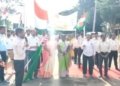 காரைக்குடியில் சுதந்திர தின விழிப்புணர்வு நடை பயணம்