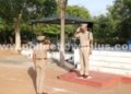 சீலப்பாடியில் ஆயுதப்படை காவலர்களின் வாராந்திர கவாத்து பயிற்சி