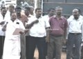தேவகோட்டையில் தொடக்கப்பள்ளி ஆசிரியர்கள் ஆர்ப்பாட்டம்