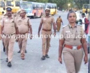 தேனி மாவட்டத்தில் காவல்துறையினர் தீவிர நடை ரோந்து