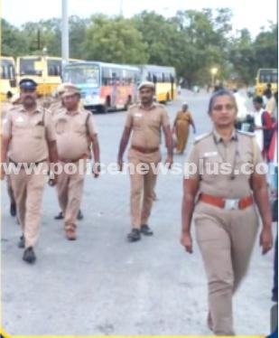 தேனி மாவட்டத்தில் காவல்துறையினர் தீவிர நடை ரோந்து