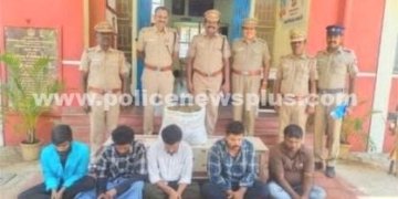 திண்டுக்கல்லில் 20.5 கிலோ கஞ்சா பறிமுதல். 5 பேர் கைது
