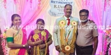 39 ஆண்டுகள் சிறப்பான காவல் சேவையை நிறைவு செய்த எஸ்.ஐ.