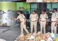 பறிமுதல் செய்யப்பட்ட 1300 கிலோ கஞ்சா அழிப்பு