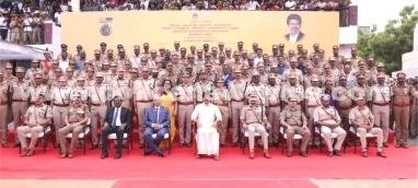 665 காவல் அதிகாரிகளுக்கு முதல்வர் பதக்கங்கள் வழங்கி கௌவுரவிப்பு 
