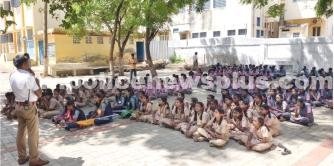போதை பொருள் மாணவர்களுக்கு விழிப்புணர்வு பிரச்சாரம்