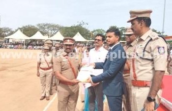 சிறப்பாக பணியாற்றிய காவல் பாராட்டு சான்றிதழ்