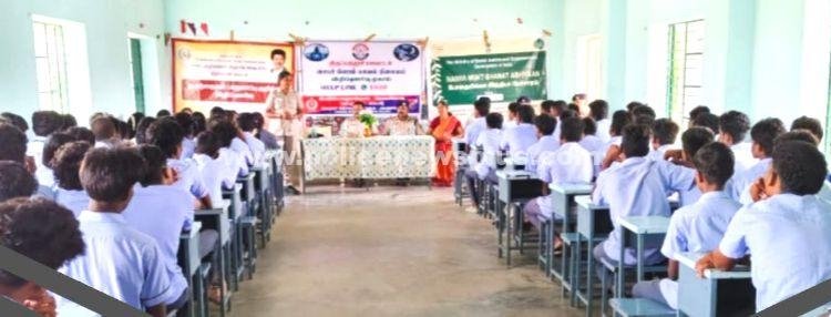 மாணவிகளுக்கு சைபர் கிரைம் விழிப்புணர்வு