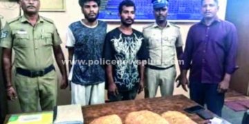 திண்டிவனத்தில் 5 கிலோ கஞ்சா பறிமுதல். 2 பேர் கைது