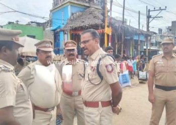 விநாயகர் சிலை கரைப்பு குறித்து எஸ்.பி. ஆய்வு