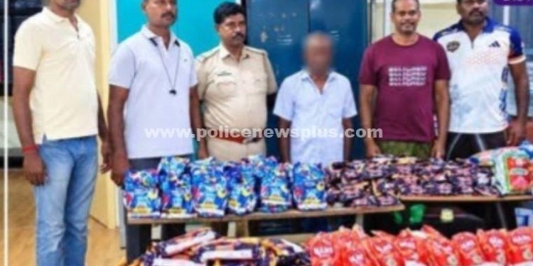மணிகண்டத்தில் 51 கிலோ குட்கா பறிமுதல். ஒருவர் கைது
