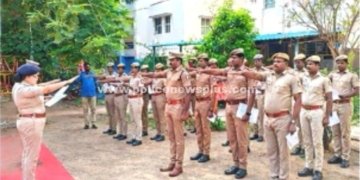 செங்கல்பட்டில் காவலர் தின உறுதிமொழி ஏற்பு