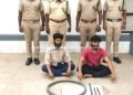 மான்கொம்பு வைத்திருந்த இருவர் கைது