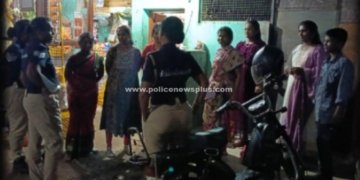 தேனியில் சிங்கப்பெண் அதிரடிப்படையினர் விழிப்புணர்வு