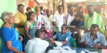 வாடிப்பட்டியில் இலவச கண் பரிசோதனை முகாம்