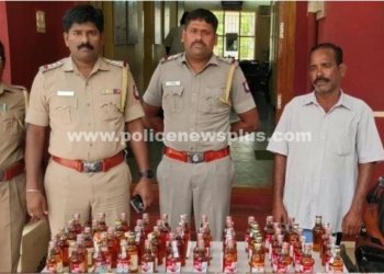 மதுபான பாட்டில்களை விற்பனை செய்த நபர் கைது