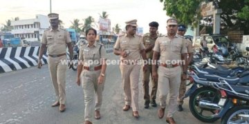 பெரம்பலூர் மாவட்டத்தில் காவல்துறையினர் தீவிர நடை ரோந்து