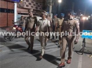மதுரையில் இரவு நேர நடை ரோந்து