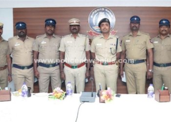 காவல்துறையினருக்கு எஸ்.பி. பாராட்டு