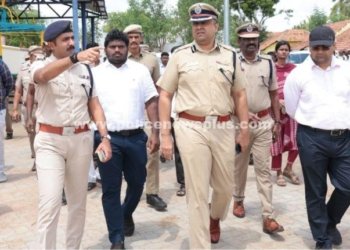 பாதுகாப்பு ஏற்பாடுகள் குறித்து காவல்துறை தலைவர் ஆய்வு