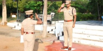 ஆயுதப்படை காவலர்களுக்கு வாராந்திர கவாத்து பயிற்சி