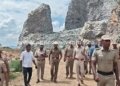 கல்குவாரிகளில் எஸ்.பி. நேரில் ஆய்வு