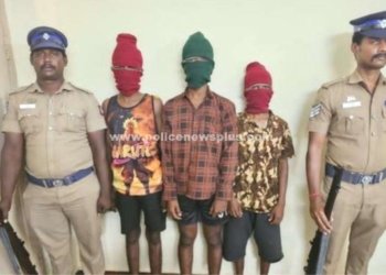 பேக்கரிக்குள் புகுந்து வாலிபரை வெட்டிய 3 பேர் கைது