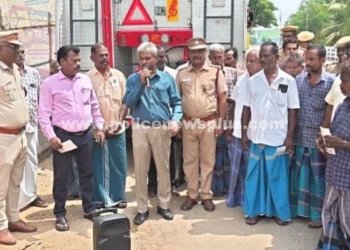 தீயணைப்புத்துறை சார்பில் ஒத்திகை பயிற்சி