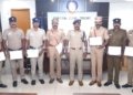 திருச்சியில்  நபர்களிடம் வழிப்பறி . 5 பேர் கைது