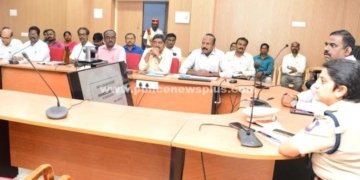 சட்டவிரோத மது விற்பனை தடுப்பு ஆய்வுக் கூட்டம்