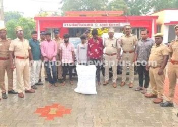 காரில் கஞ்சா கடத்திய  4 பேர் கைது
